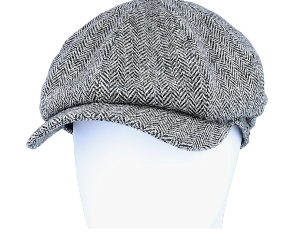 Newsboy Classic Grey Flat Cap - Wigéns