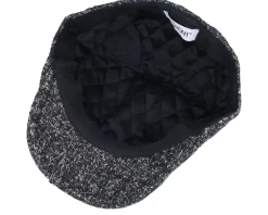 Newsboy Hat Black Beauty Flat Cap - Upfront