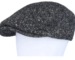 Newsboy Hat Black Beauty Flat Cap - Upfront