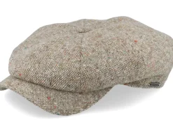 Newsboy Retro Cap Beige Flat Cap - Wigéns