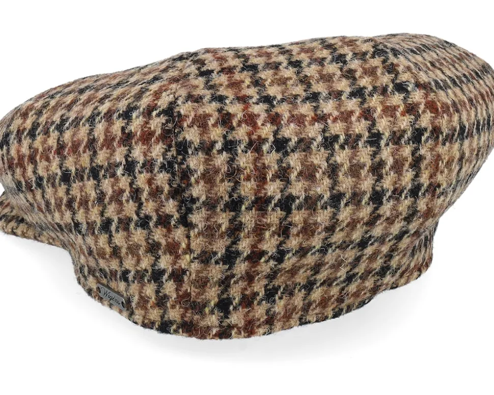 Newsboy Retro Cap Brown Flat Cap - Wigéns