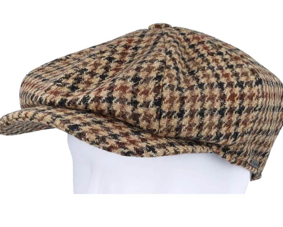 Newsboy Retro Cap Brown Flat Cap - Wigéns