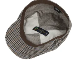 Newsboy Slim Cap Brown Flat Cap - Wigéns
