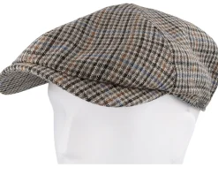 Newsboy Slim Cap Brown Flat Cap - Wigéns