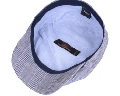 Newsboy Slim Cap Steel Blue Flat Cap - Wigéns
