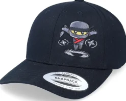 Ninja Star Charge Black Adjustable - Kiddo Cap
