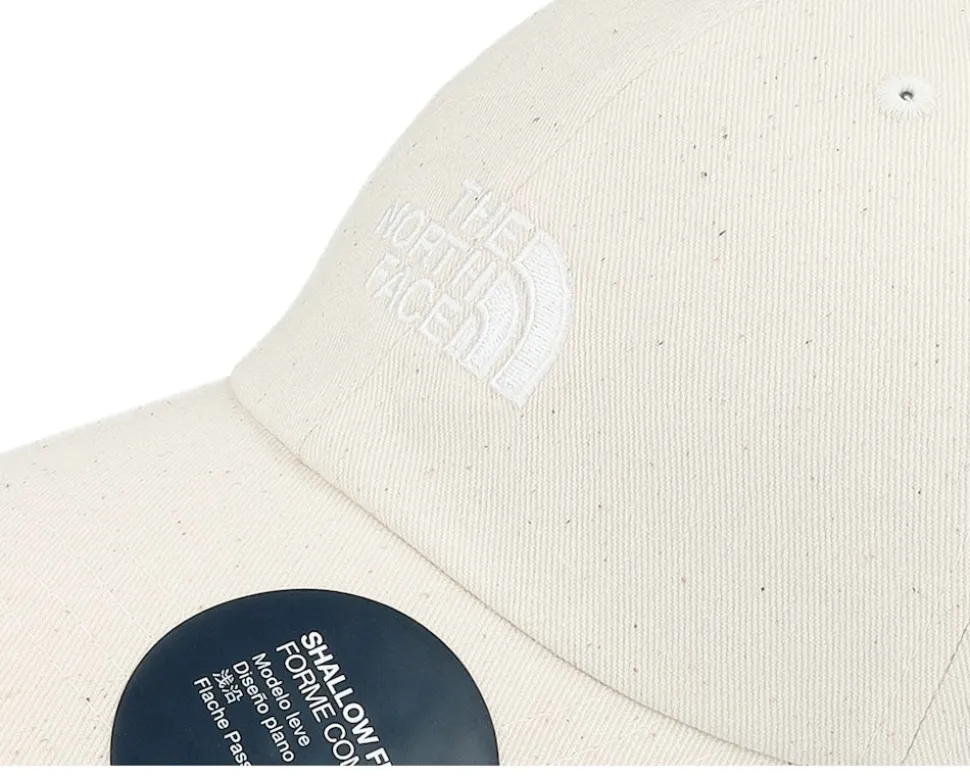 Norm Hat White Dune/Raw Undyed Dad Cap - The North Face