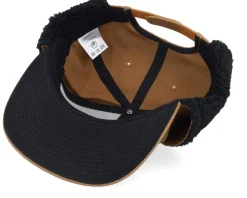 Norrbotten Canvas Flatbrim Caramel/Black Earflap - Wild Spirit
