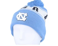 North Carolina Tar Heels Cuffed Coastal Blue Pom - Top of the World