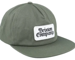 Norvell Dark Olive Snapback - Brixton