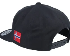 Norway Army Skull Black Snapback - Army Head