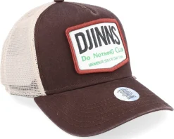 Nothing Club Heatdye-Dark Brown/White Trucker - Djinns
