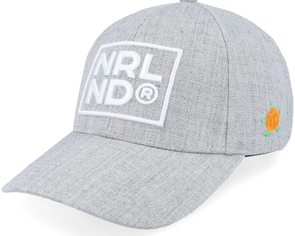Nrlnd Hooked Cap Heather Grey Adjustable - SQRTN