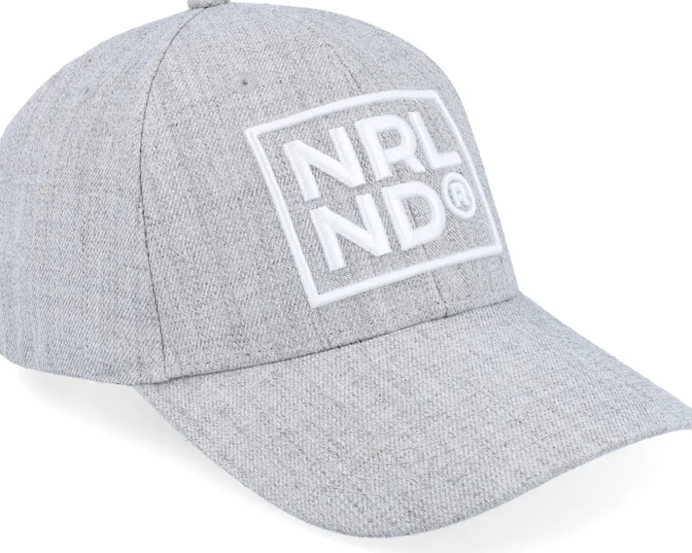 Nrlnd Hooked Cap Heather Grey Adjustable - SQRTN