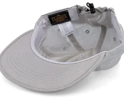 Nylon Cap Silver Fitted - Yupoong