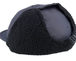 Nylon Pile Cap Black Ear Flap - J.Lindeberg