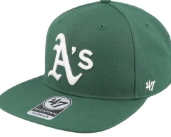 Oakland Athletics MLB Sure Shot Captain Dark Green Snapback - 47 Brand