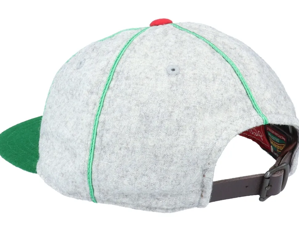 Oakland Oaks Statesman Grey & Dark Green Strapback - American Needle