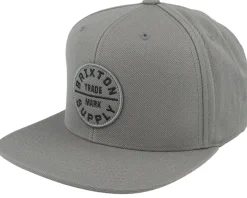 Oath III Charcoal/Charcoal Snapback - Brixton