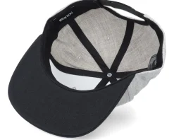 Oath III Light Heather Grey/Black Snapback - Brixton