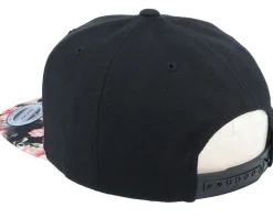Ocean Sunset Black/Floral Snapback - Iconic