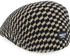 Odessa Cap Black Flat Cap - Barts
