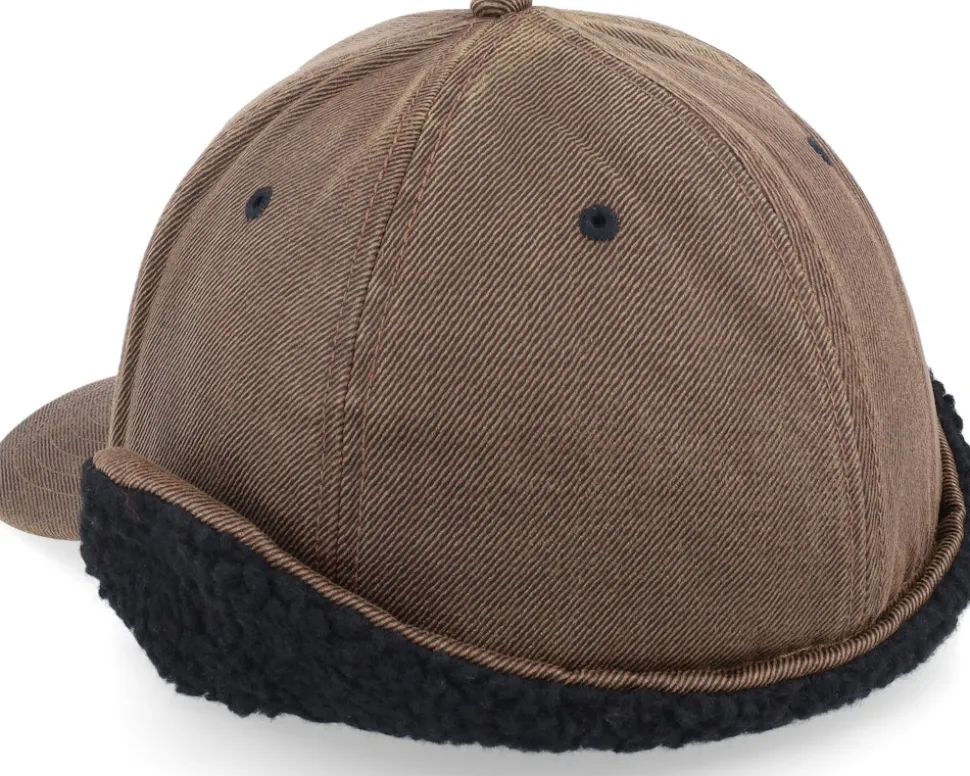 Oil Cotton Sherpa Lining Brown Earflap - John Deere