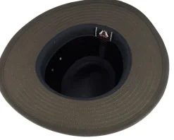 Oilcloth Safari Olive Fedora - Jaxon & James