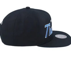 Oklahoma City Thunder Team Script 2.0 Black Snapback - Mitchell & Ness