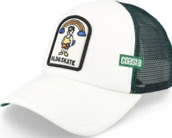 Old & Skate White/Navy Trucker - Coastal