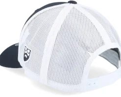 Old English Logo 2 Tone Black/White Trucker - Bearded Man