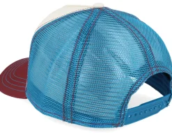 One For All Wine/Off White A-Frame Trucker - Stetson