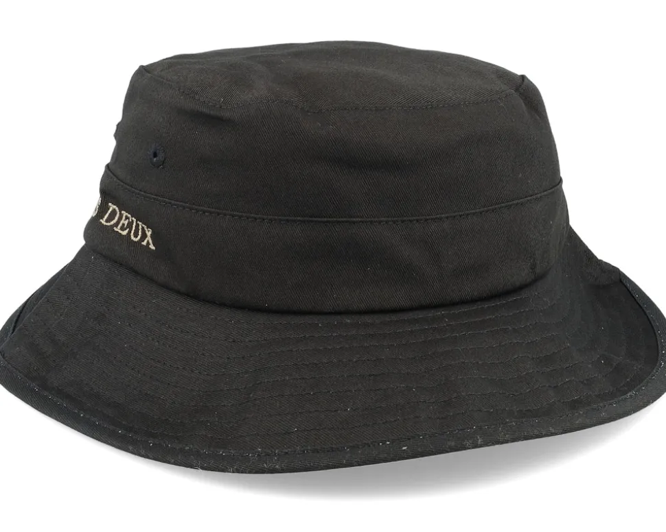 Org Hat 2.0 Black/Dark Sand Bucket - Les Deux