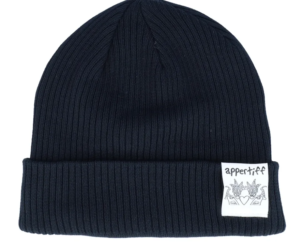 Organic Beanie Black - Appertiff