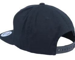Organic Black/Black Snapback - Yupoong
