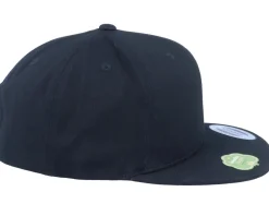 Organic Black/Black Snapback - Yupoong