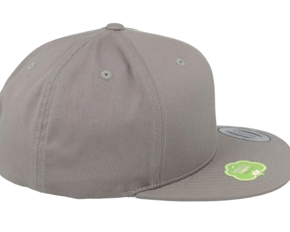 Organic Cotton Palegrey Snapback - Yupoong