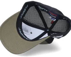 Organic Fair Logo Trucker Olive/Black Flexfit - Fair