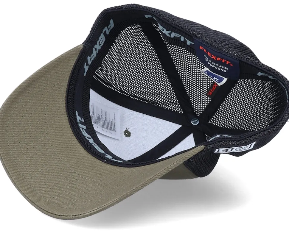 Organic Fair Logo Trucker Olive/Black Flexfit - Fair
