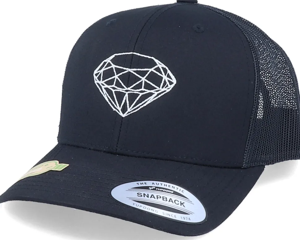 Organic Great Star Diamond Black Trucker - Iconic