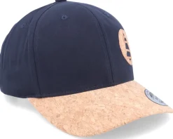 Organic Lines Baseball Cap Dark Blue/Cork Adjustable - Picture