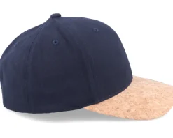 Organic Lines Baseball Cap Dark Blue/Cork Adjustable - Picture