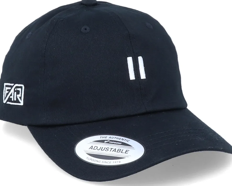 Organic Pause Black Dad Cap Adjustable - Fair