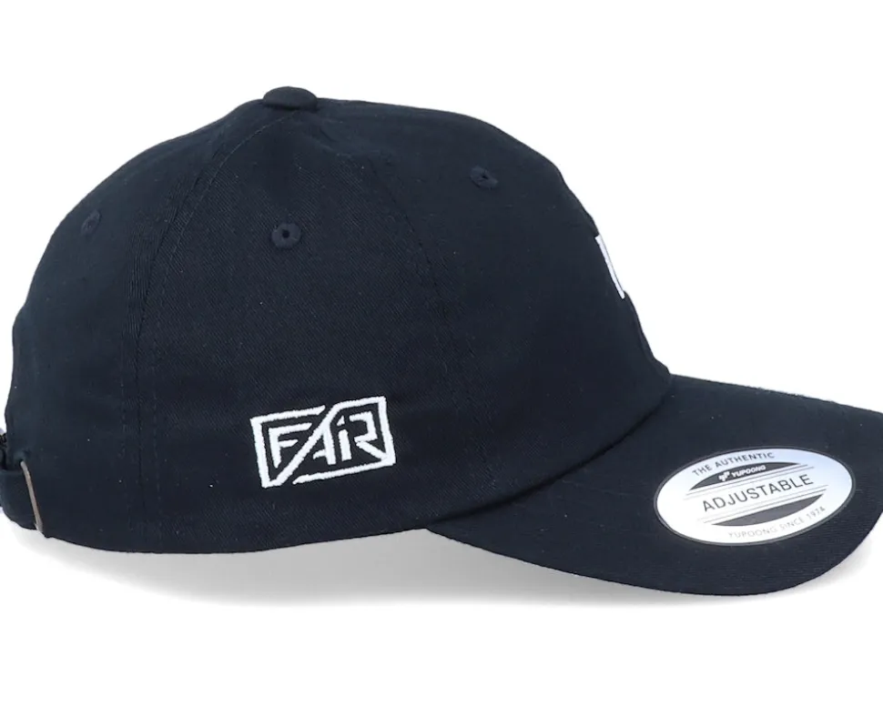 Organic Pause Black Dad Cap Adjustable - Fair
