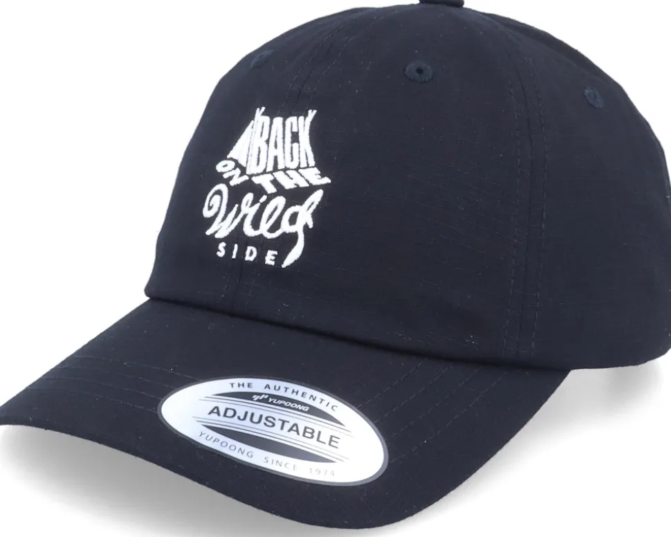 Organic Paxston Soft Cap Black Dad Cap - Picture