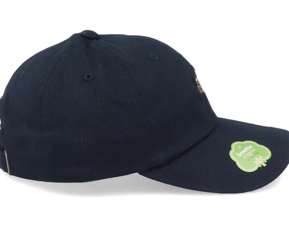 Organic Tiny Poop Emoji Black Dad Cap - Iconic