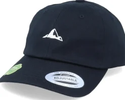Organic Tiny White Mountain Black Dad Cap - Wild Spirit