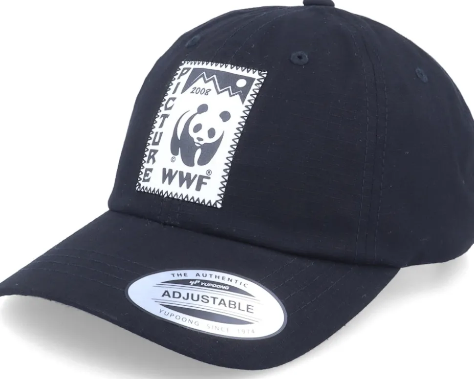 Organic WWF Paxston Cap Black Dad Cap - Picture