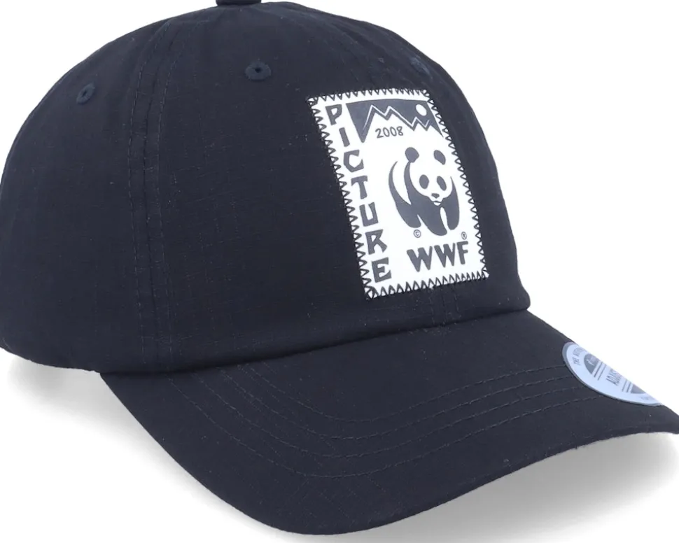 Organic WWF Paxston Cap Black Dad Cap - Picture