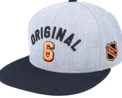 Original 6 Valin Heaather Gray Snapback - American Needle